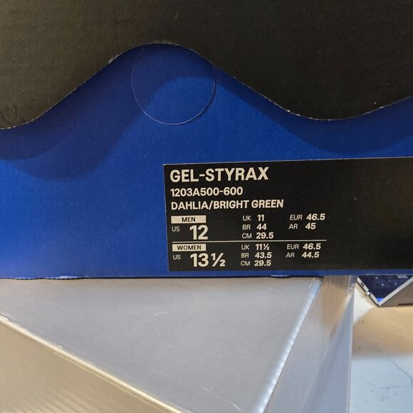 Size 12 - ASICS Kiko Kostadinov x Novalis Gel Styrax Dahlia Bright Green NEW - Picture 9 of 14